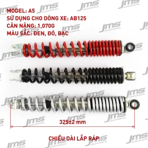 CẶP PHUỘC SAU - GIẢM XÓC XE HONDA AIR BLADE 125/150