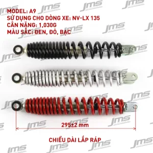 PHUỘC GIẢM XÓC  SAU DÀNH CHO XE MÁY Nouvo HONDA LX 135CC / NOUVO SX 125